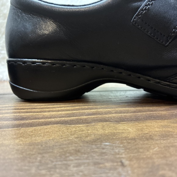 Rieker Loafers Flats Women Black EUR 41 (US 10) Leather Walking Anti Stress GUC - Picture 6 of 11